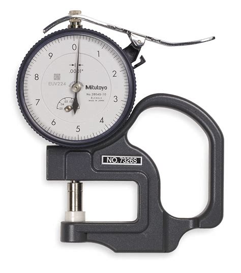 ±0.0001 in Dial Thickness Gauges 